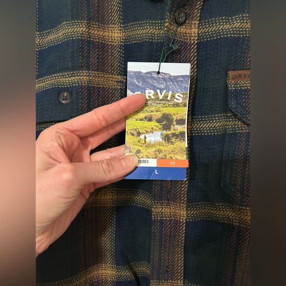 Orvis Heavyweight Flannel Shirt - Picture 3 of 11
